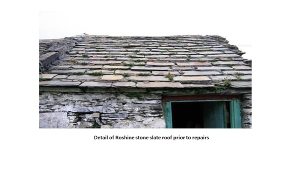 Stone Slated Roof Barn Donegal 1